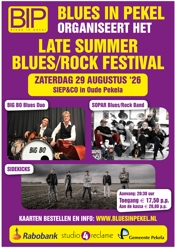 Late summer blues/rock festival